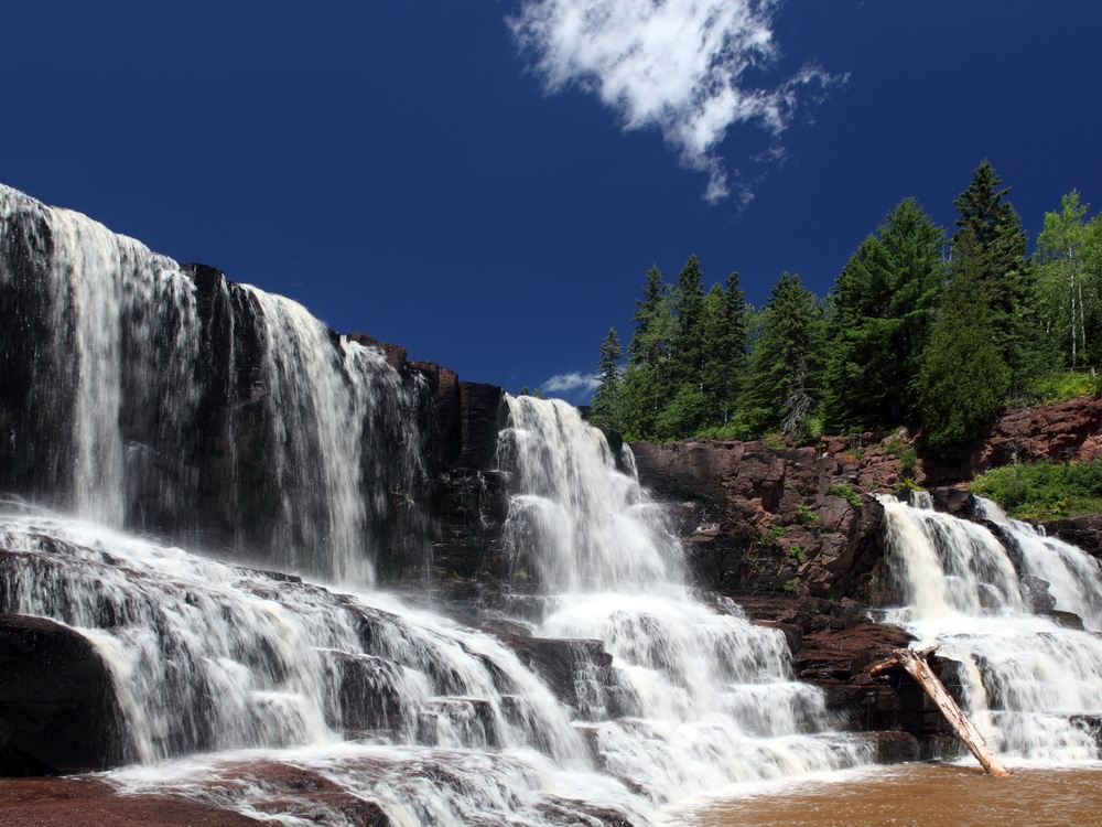 Gooseberry Falls is one of the best Minnesota waterfalls to see this spring