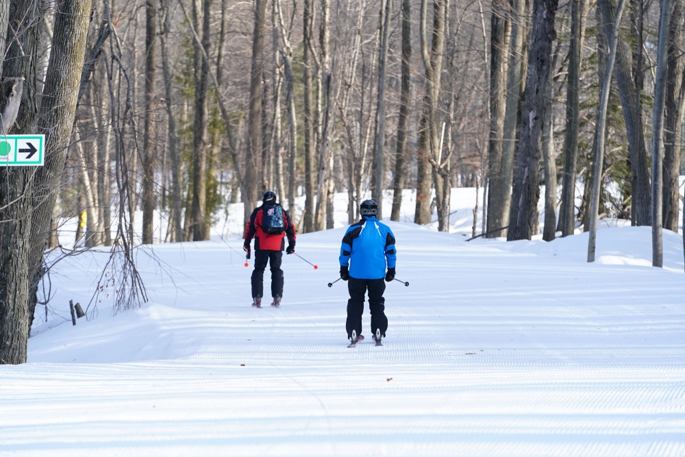 cross country skiers in Wausau, one of the best things to do in Wisconsin in winter