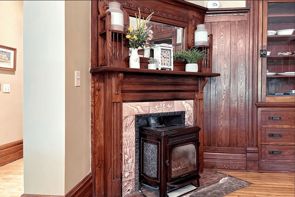 fargo mansion fireplace