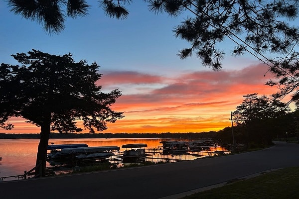 lake ripley sunset