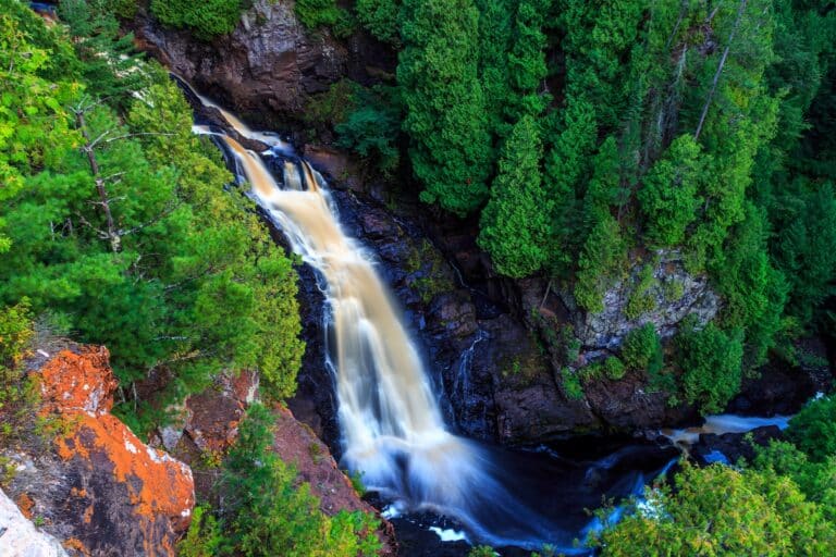 Big Manitou Falls, one of the must see waterfalls in Wisconsin