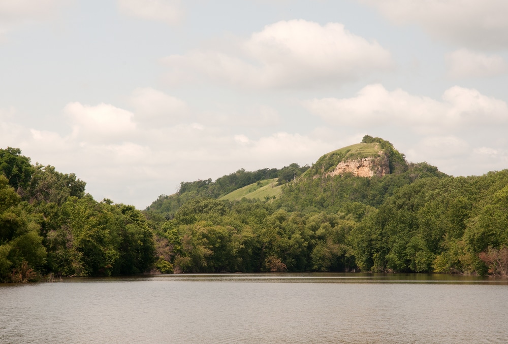 Barn Bluff in Red Wing, Minnesota - one of the best things to do in Minnesota in the summer
