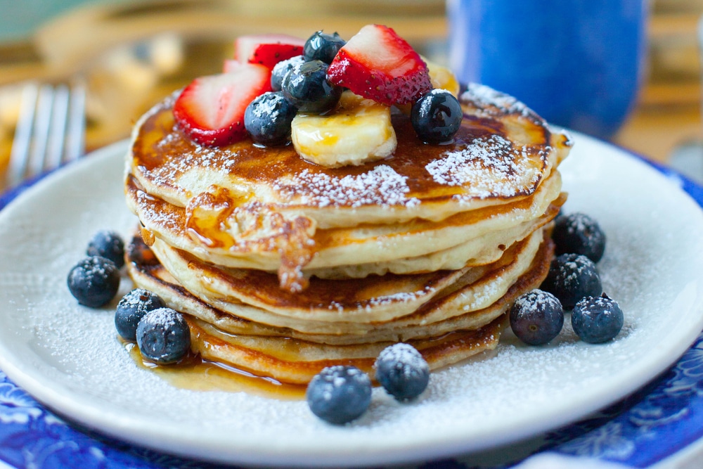 With fresh ingredients in hand, you won't be far from a delicious breakfast like these pancakes when you stay with one of our lodging properties in the Midwest