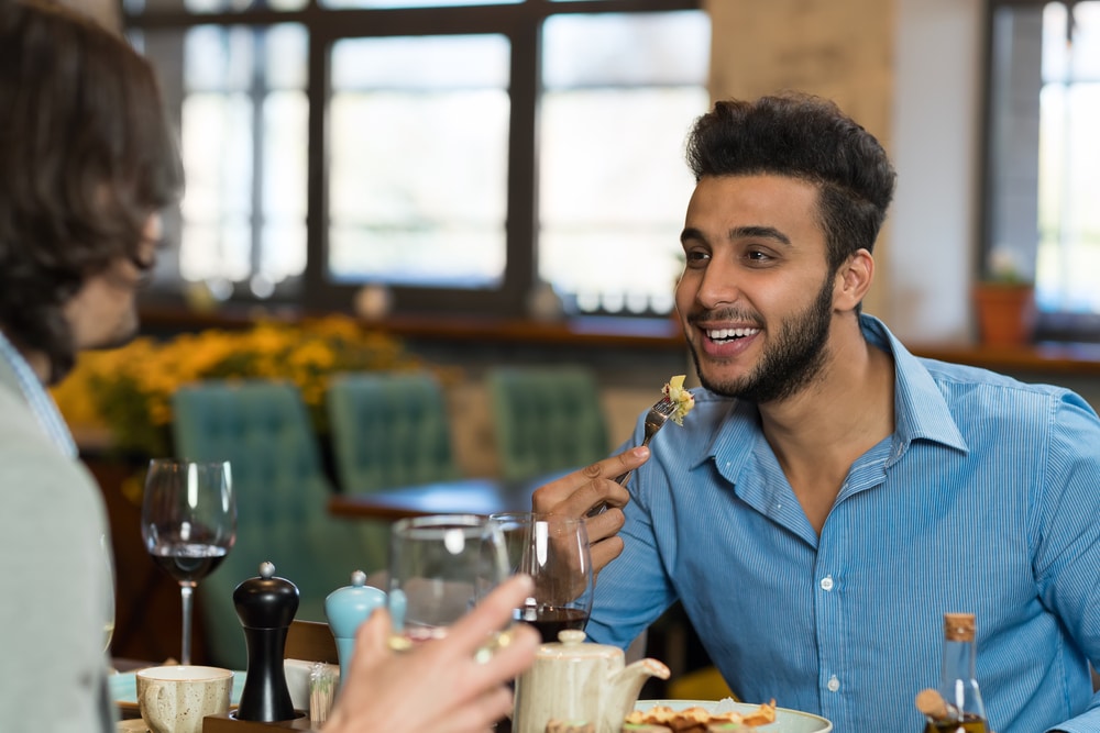 Young couple dining out at the best Midwest Restaurants