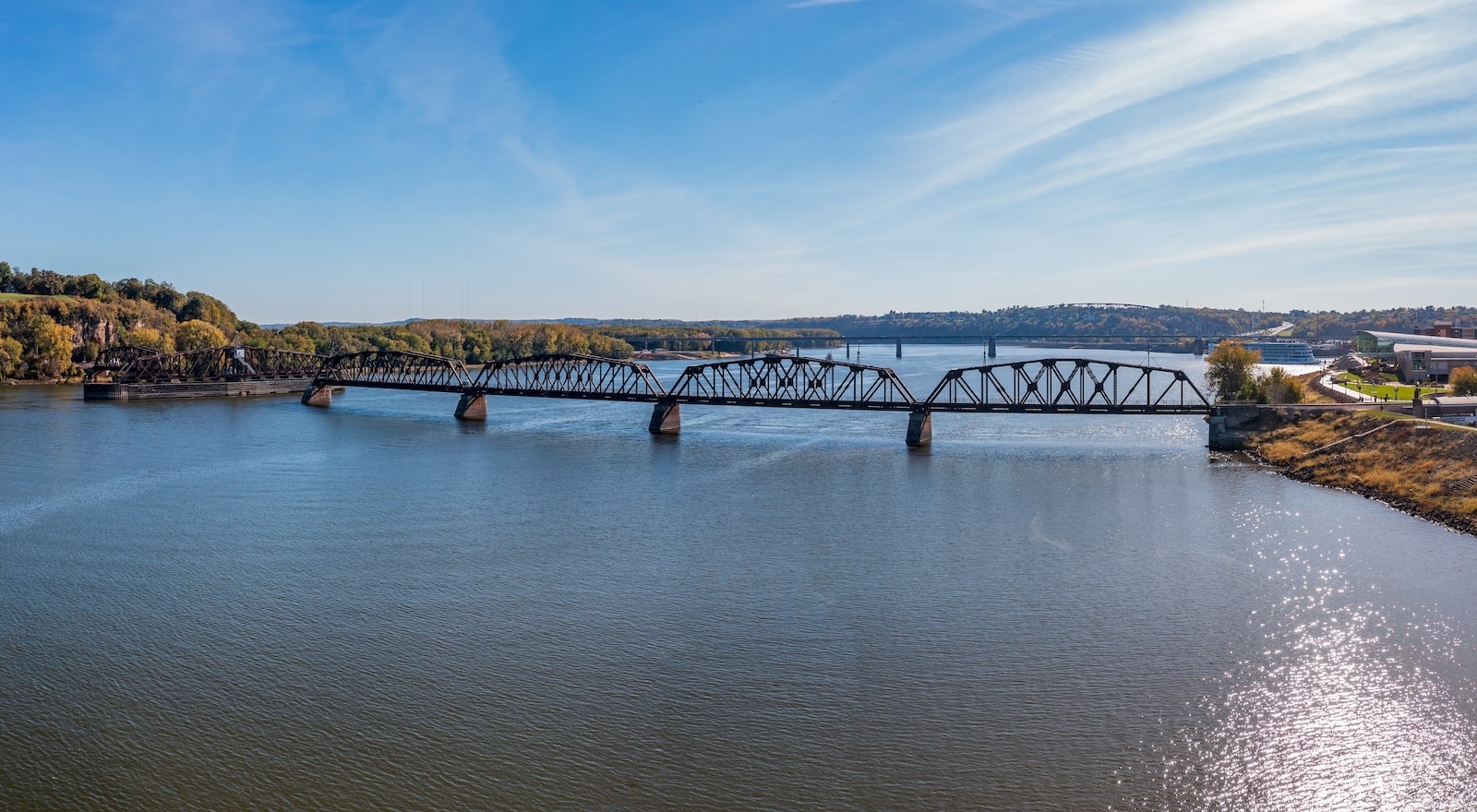Mississippi River in Dubuque, Iowa - one of the best Midwest Cities to Visit