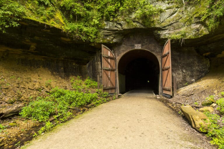 The Elroy Sparta Trail in Wisconsin was one of the first Rail Trails in the Country