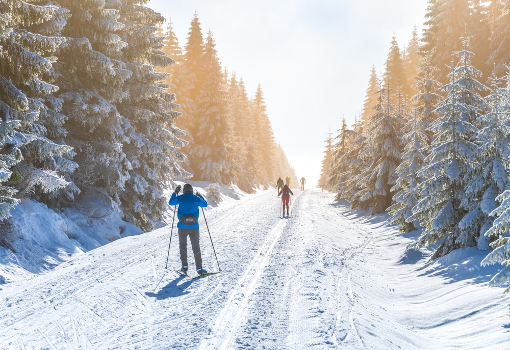 Winter in Wisconsin means cross country skiing through beautiful landscapes like these