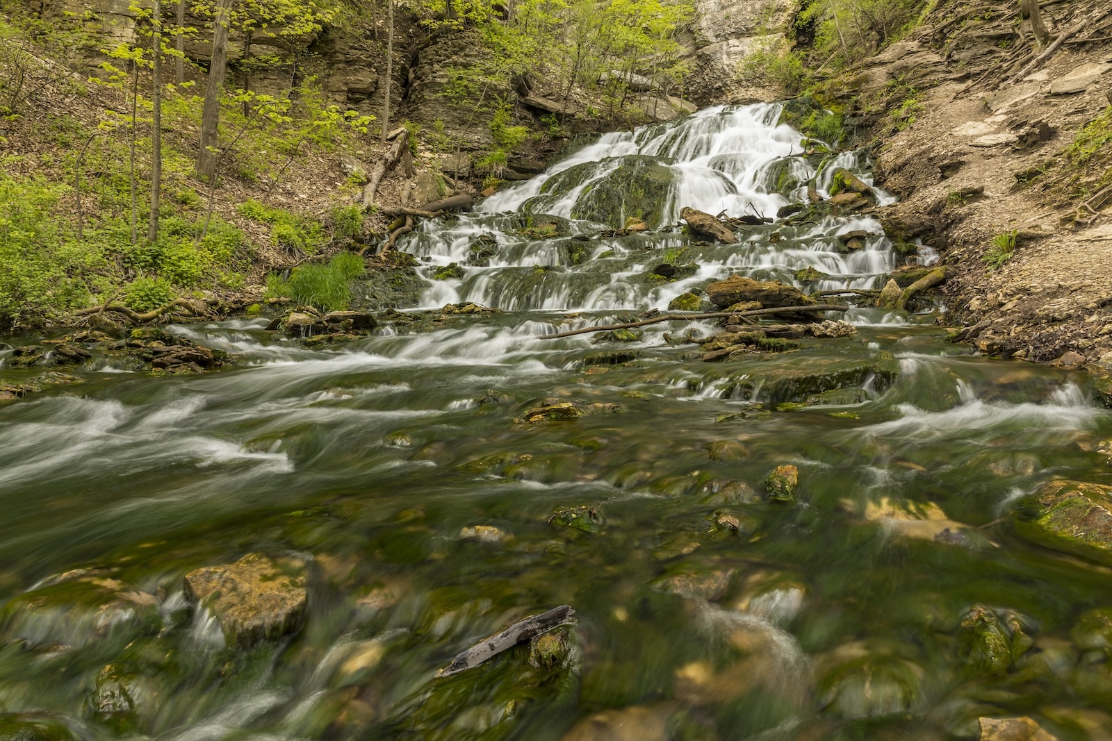 Discover the Unexpected: Unique Places to Visit in Iowa 1 Unique Places to Visit in Iowa: Dunnings Spring Waterfall